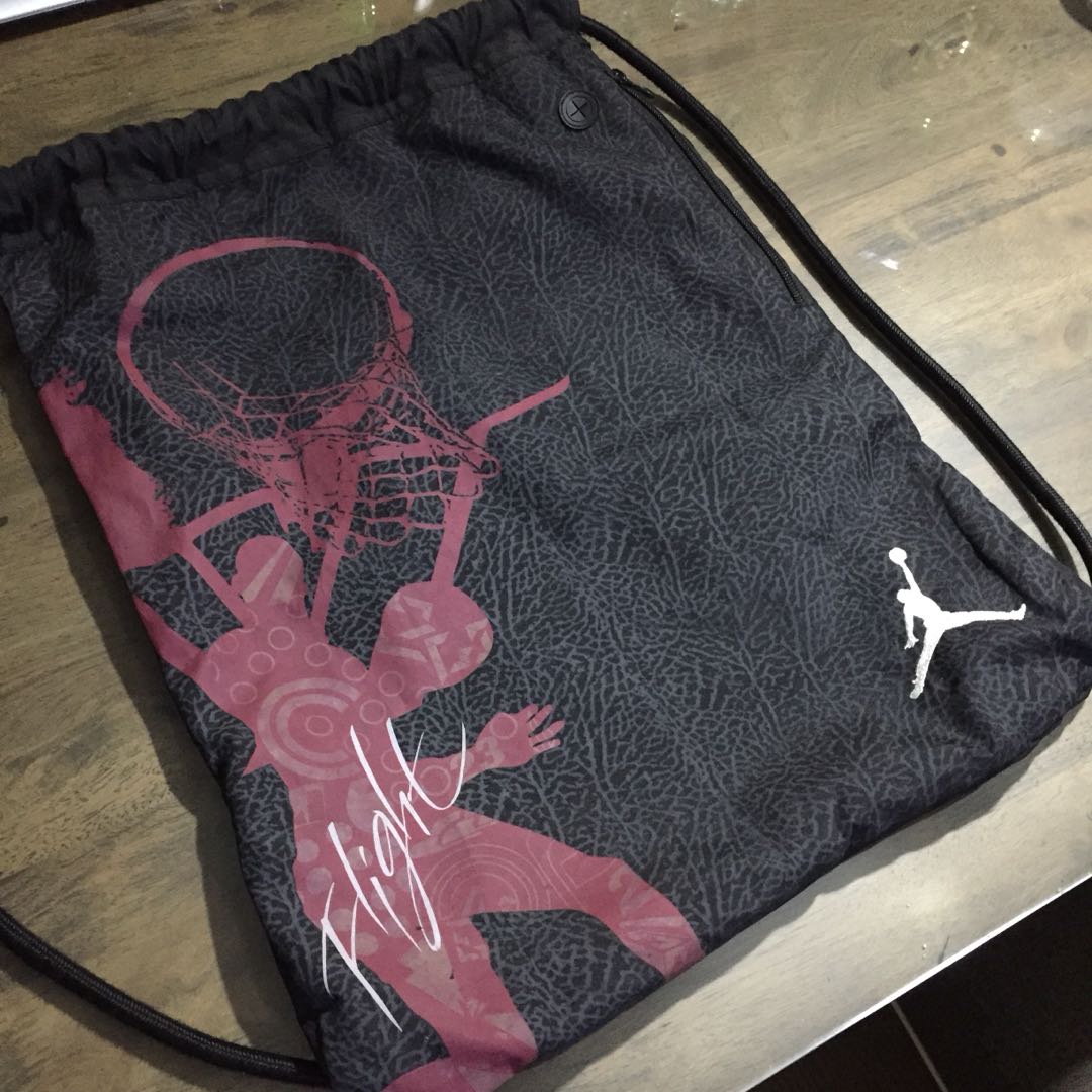 Air Jordan Drawstring Bag, Men's Fashion, Bags, Sling Bags on Carousell