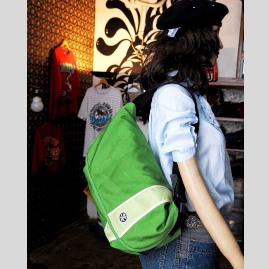 Authentic Crumpler Green Western Lawn Sling Shoulder Messenger Bag, Men