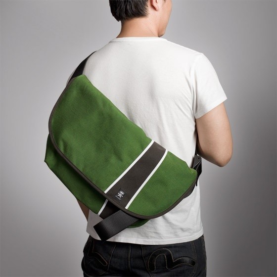 Authentic Crumpler Green Western Lawn Sling Shoulder Messenger Bag, Men