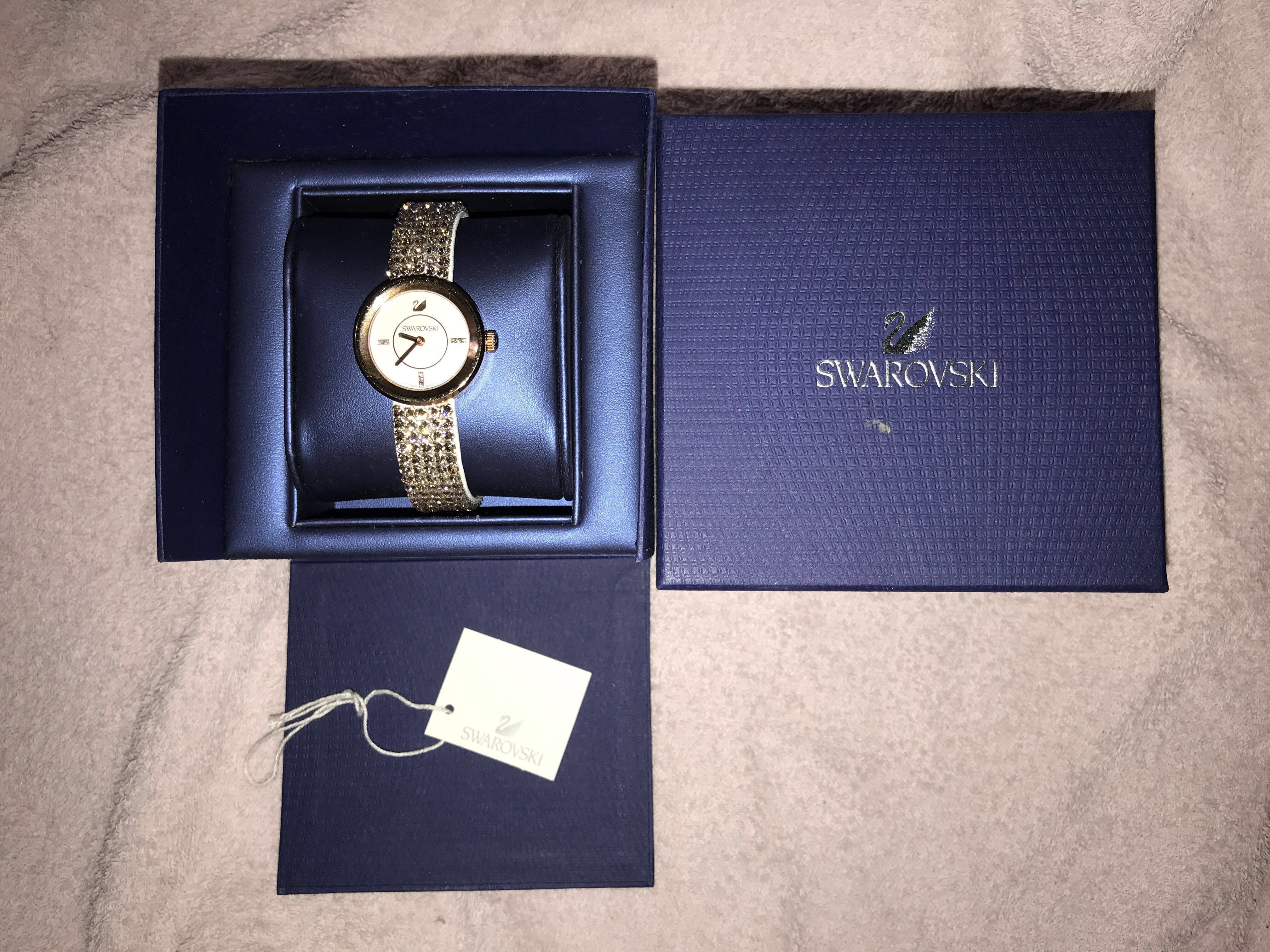 Swarovski memories shop watch rose gold
