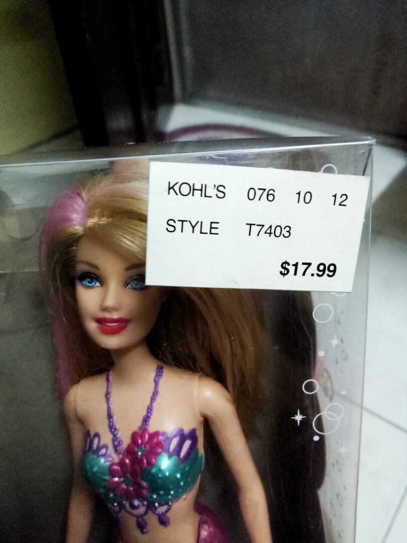 Barbie] (Original) Hair Changing Color Mermaid Doll, Babies & Kids, Infant  Playtime on Carousell