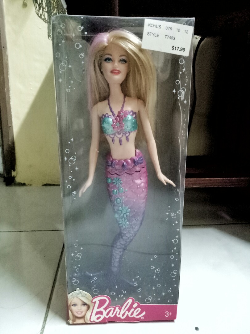 Barbie] (Original) Hair Changing Color Mermaid Doll, Babies & Kids, Infant  Playtime on Carousell