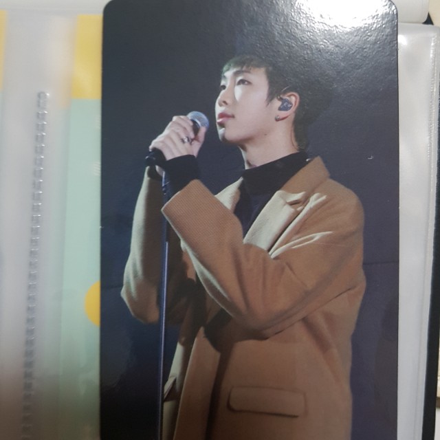 Bts 3rd Muster Photocard Rm Entertainment K Wave On Carousell Bts world ost photo (credit: bts 3rd muster photocard rm