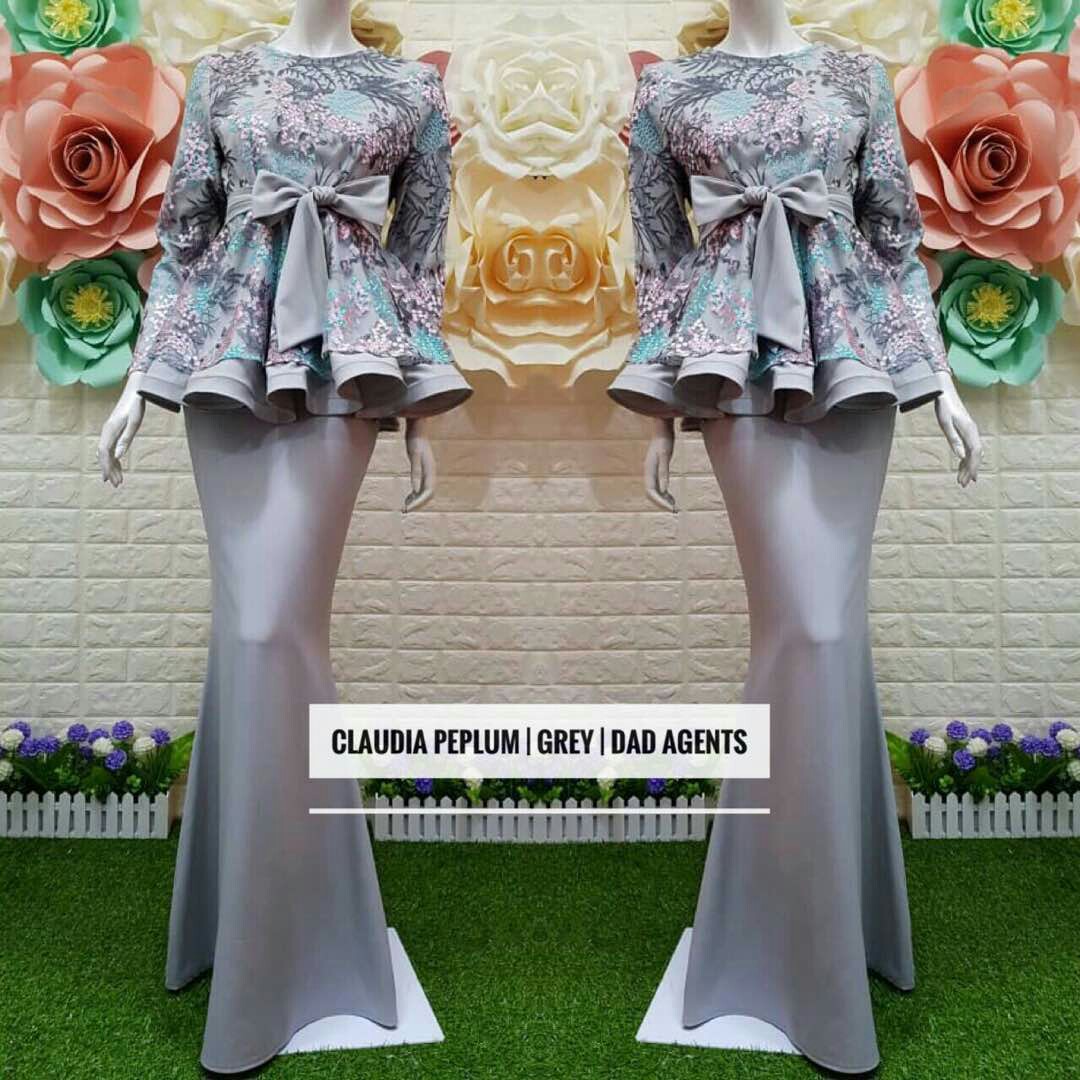 Claudia Peplum Women S Fashion Tops Blouses On Carousell