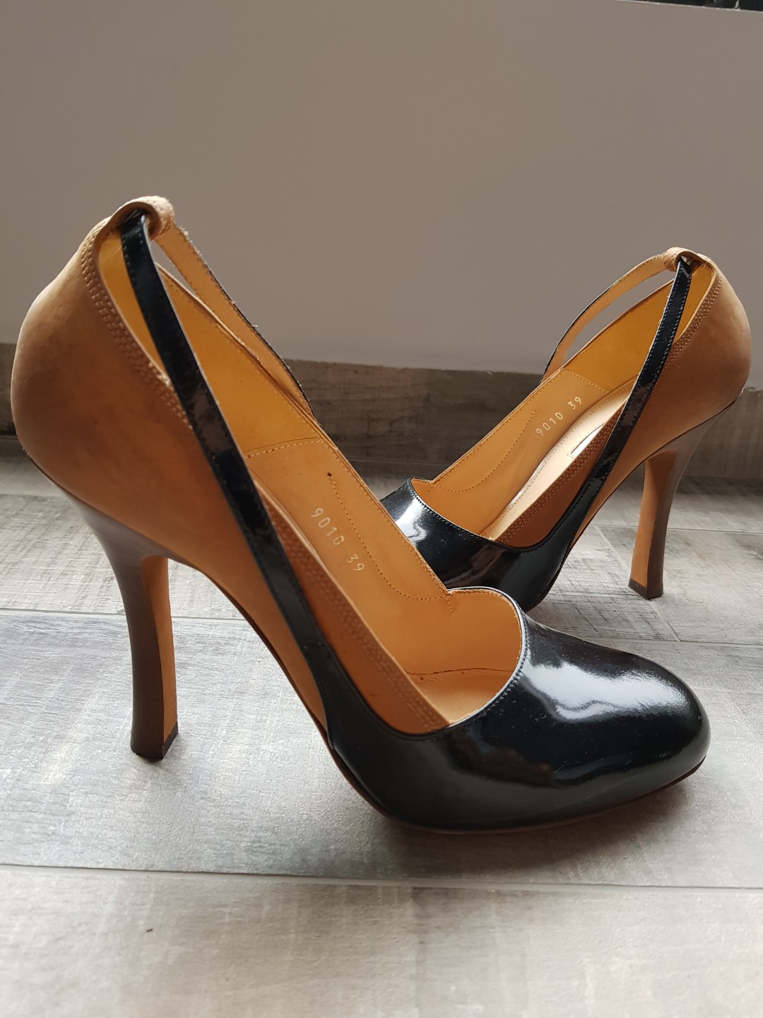 tan leather pumps shoes