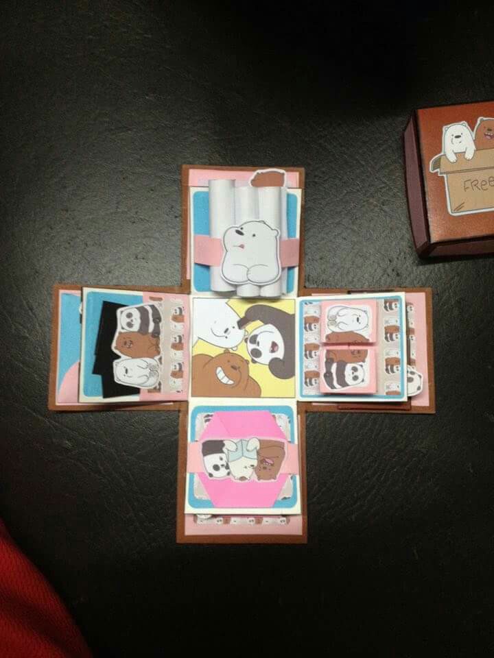 Were Bears Box Explosion box ( WE BARE BEARS VR ), Hobbies & Toys, Stationary & Craft ...