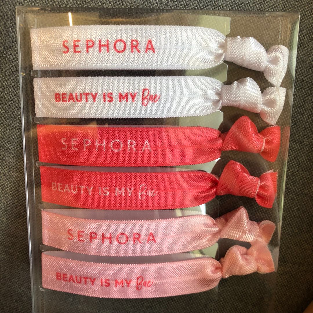 Free Nm Sephora Hair Ties Hairband Twistbands White Pastel Baby