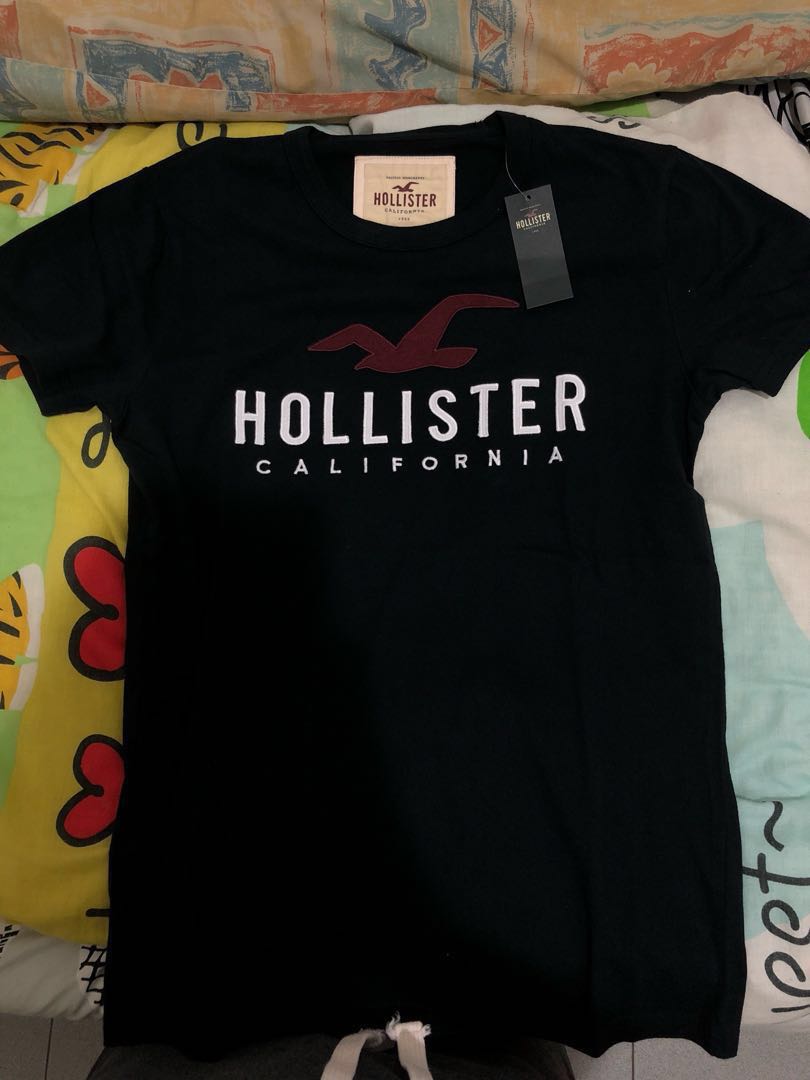 hollister t shirt black