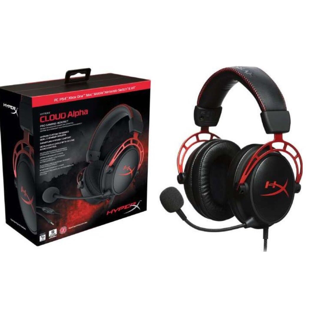 Hyperx Cloud Alpha Pro Gaming Headset Hx Hsca Rd As Electronics Computer Parts Accessories On Carousell