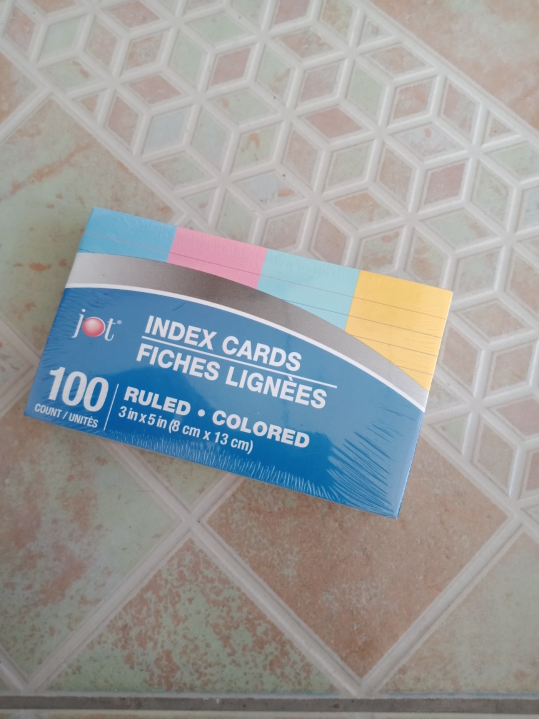 Jot Colored Ruled Index Cards 100ct, Hobbies & Toys, Stationary & Craft