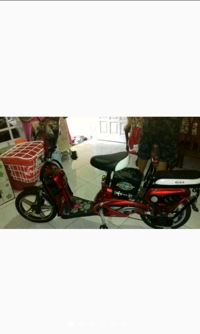 Jual Cepat Sepeda Listrik Vita T Merah Second Rasa Baru