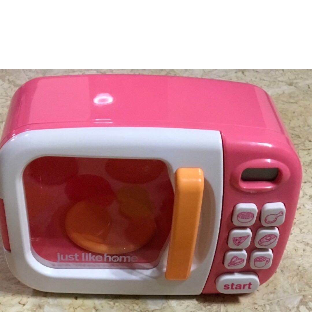 just like home microwave pink