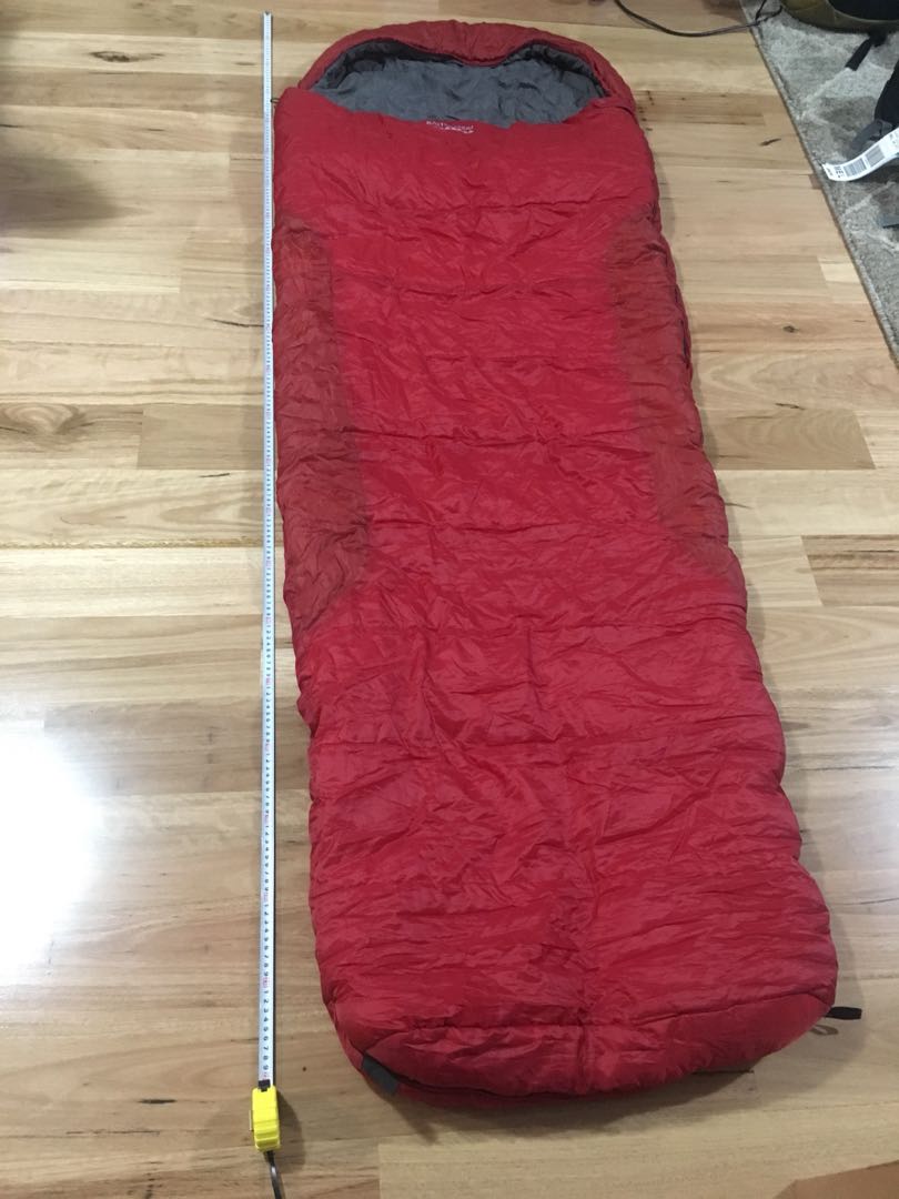 Kathmandu Red Globe Large Sleeping Bag Sports Camping Hiking on Carousell
