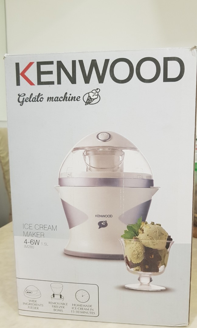 kenwood ice cream maker