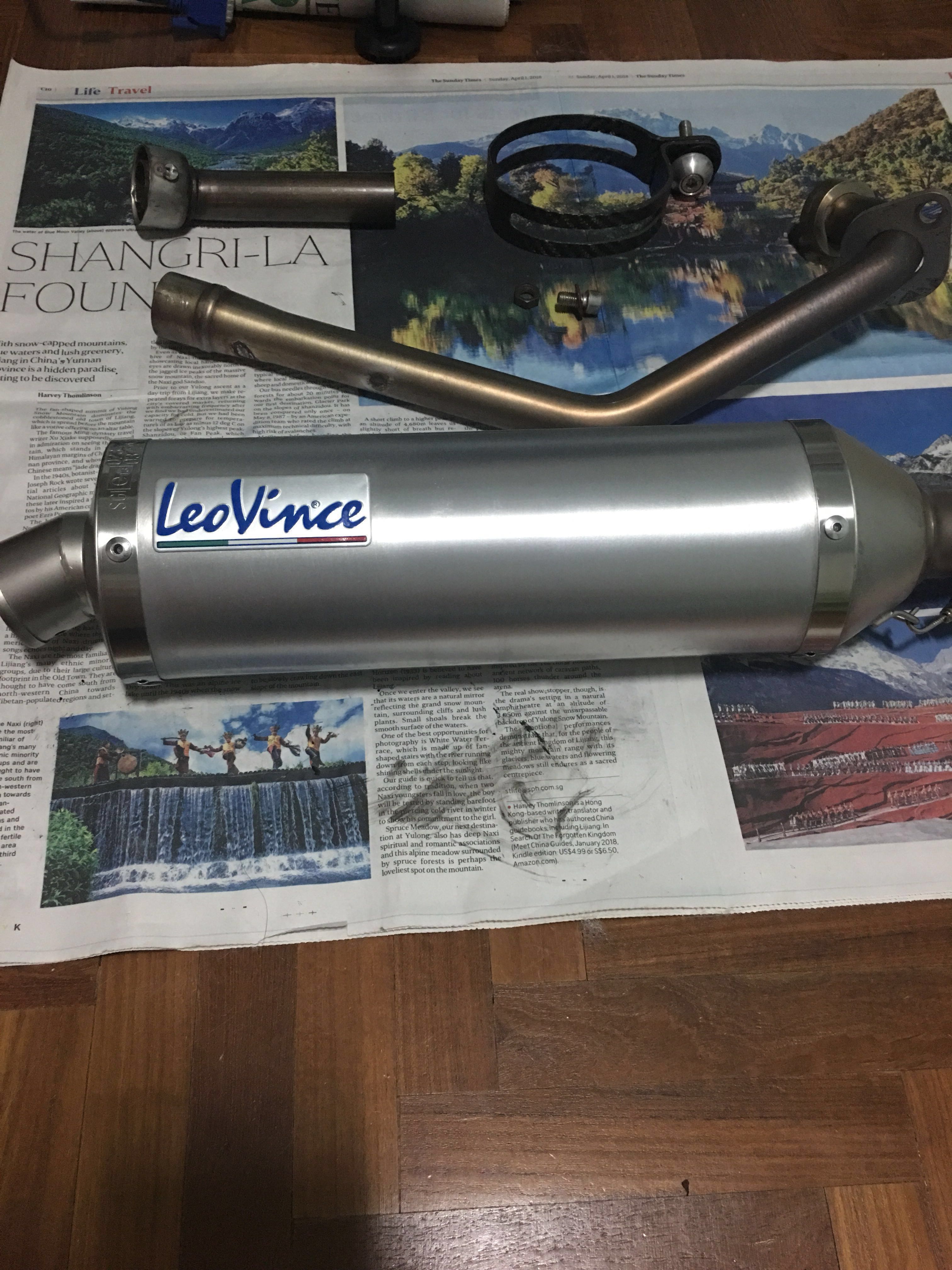 Leovince Sbk Exhaust Pipe Spark X1r Motorcycles Motorcycle Accessories On Carousell