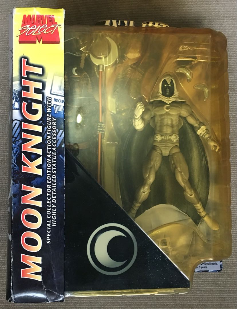 Marvel Select - Moonknight (Rare) (Category: Figurines & Statues) located in Caloocan City. Submitted by yorstreasure (Listing ID 170010157, Image 1). Description: .