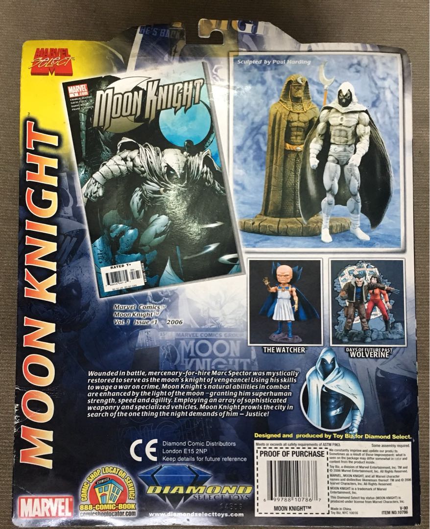 Marvel Select - Moonknight (Rare) (Category: Figurines & Statues) located in Caloocan City. Submitted by yorstreasure (Listing ID 170010157, Image 2). Description: .