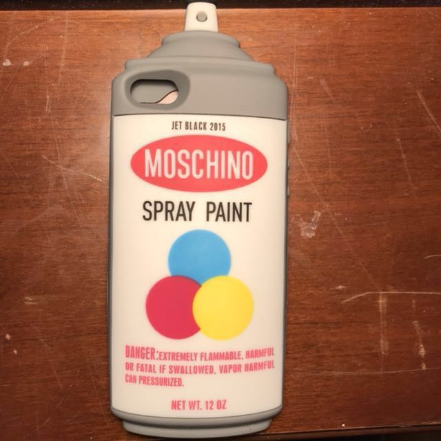 Moschino Spray Paint Iphone 5c Case Electronics Mobile Tablet Accessories On Carousell