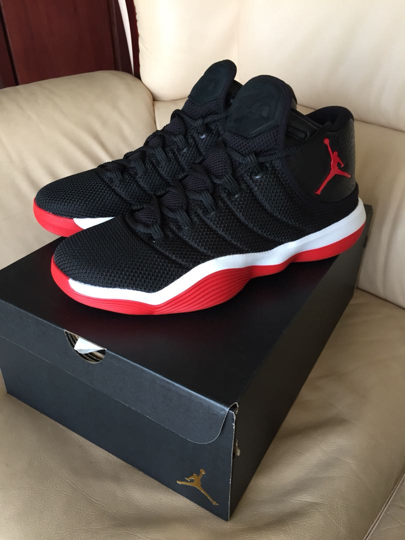 台灣公司貨 Nike Jordan Superfly 17 黑紅公牛配色籃球鞋 運動休閒 運動鞋在旋轉拍賣