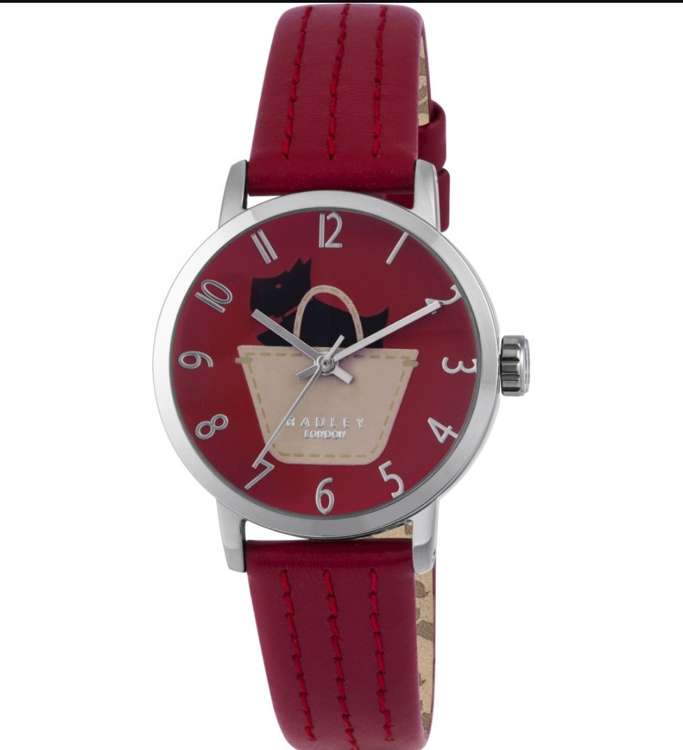 RADLEY Border Watch Red Silver RY2287
