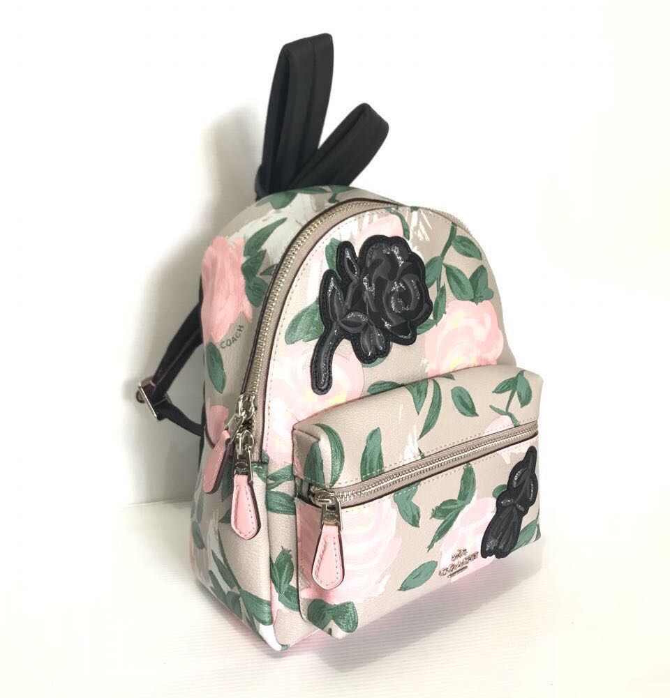 Ready coach f25869 mini christie bpack camo blush multi sz 17x23 Olshop Fashion Olshop Wanita di Carousell