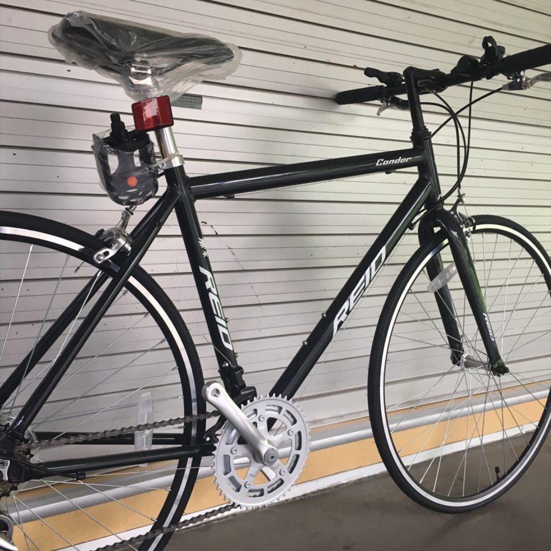 reid flat bar road bike