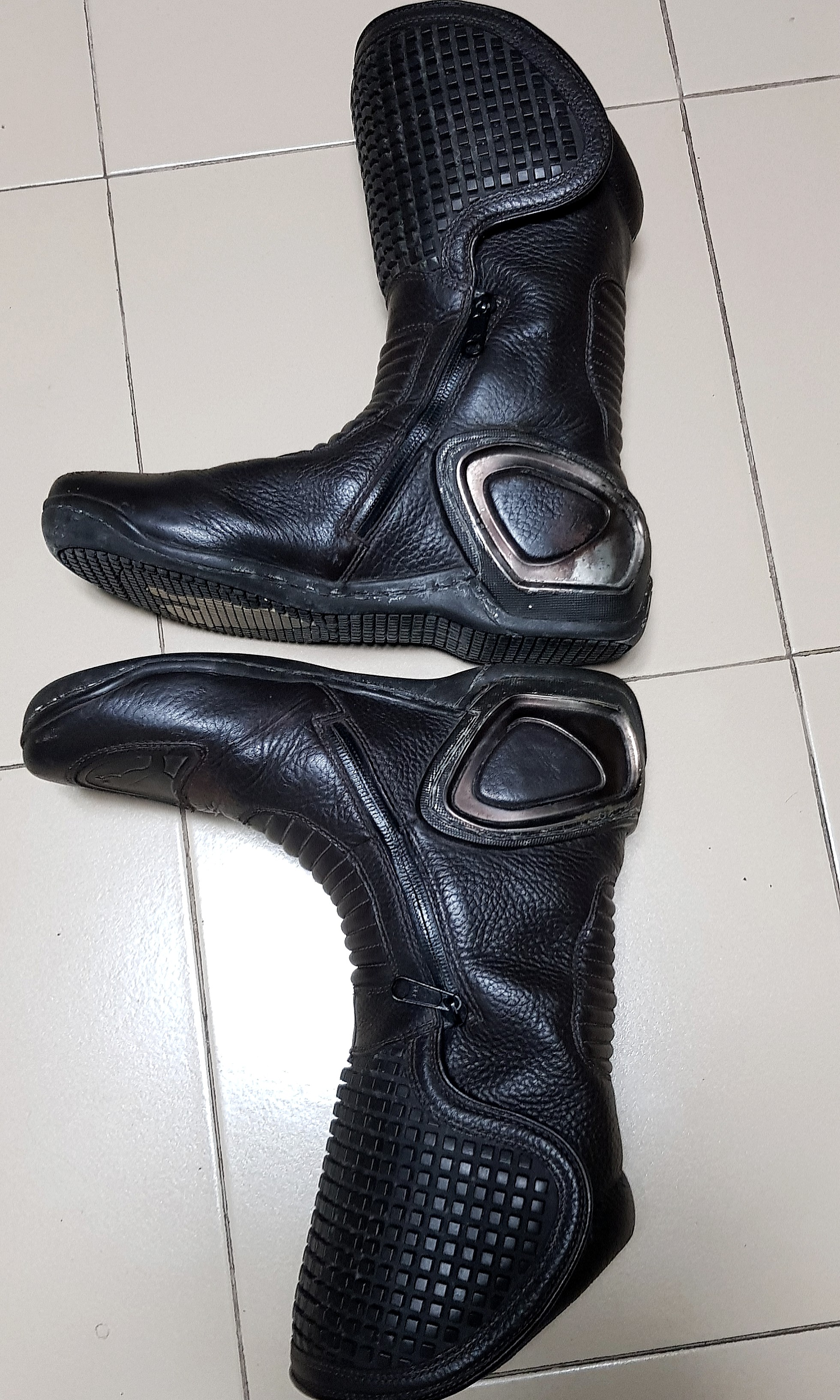 Puma Riding Boot Puma Leather Riding Boots, Motorcycles, Motorcycle Apparel on Carousell