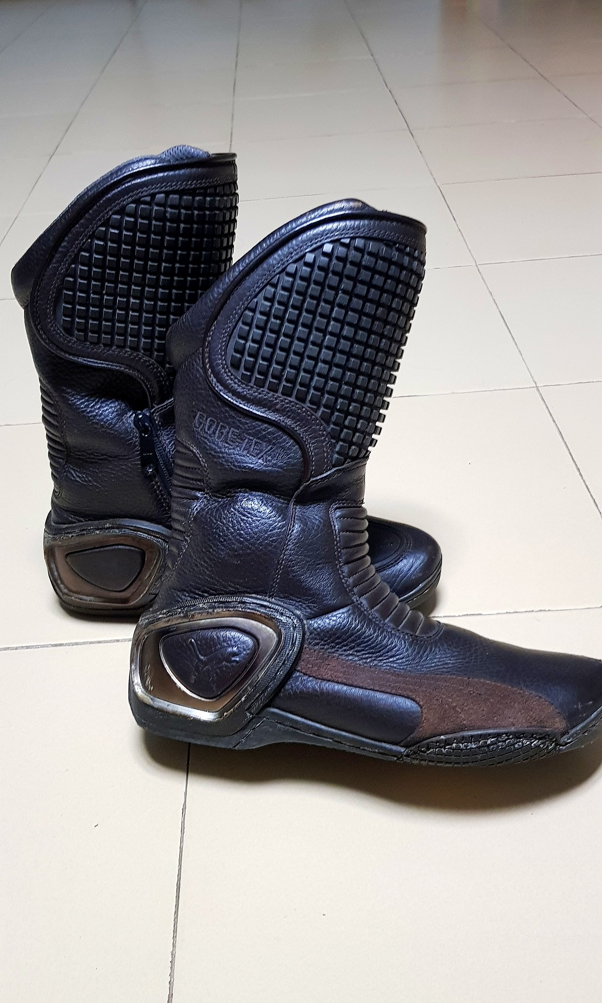 Puma Riding Boot Puma Leather Riding Boots, Motorcycles, Motorcycle Apparel on Carousell