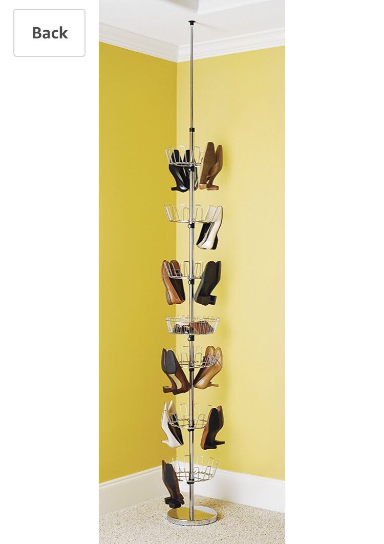 Rotating Shoe Rack From Floor To Ceiling Home Furniture