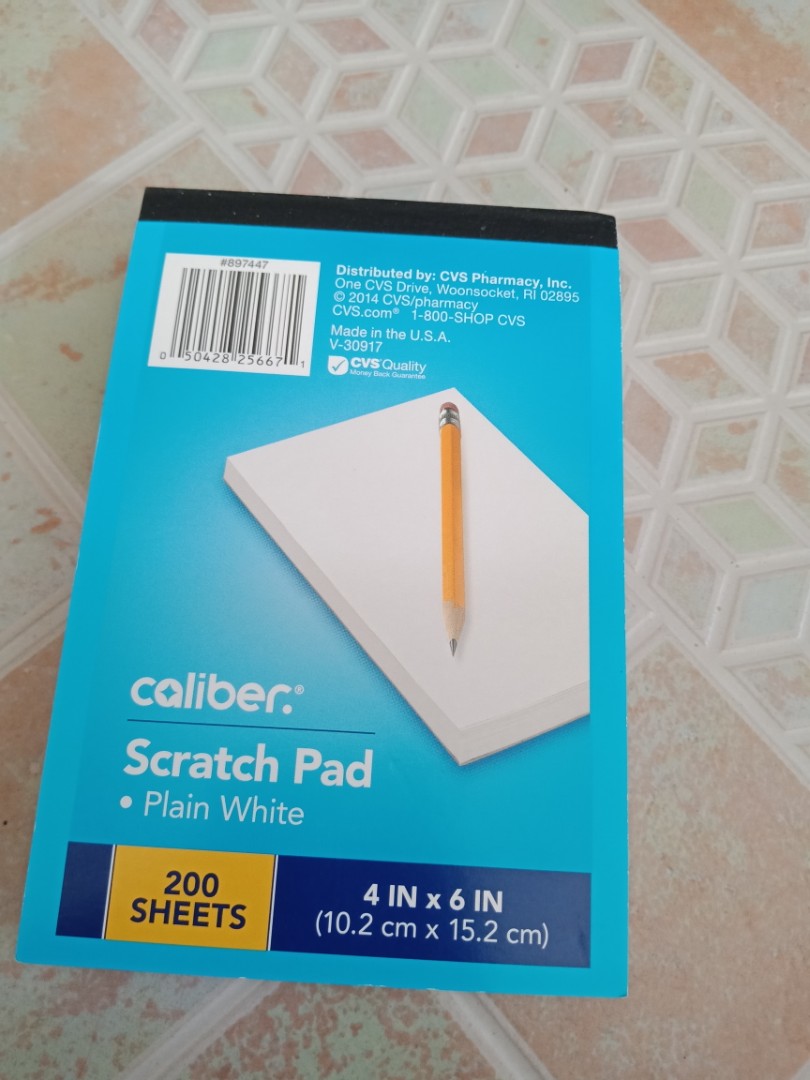 Scratch Pad, Hobbies & Toys, Stationary & Craft, Craft Supplies & Tools on Carousell