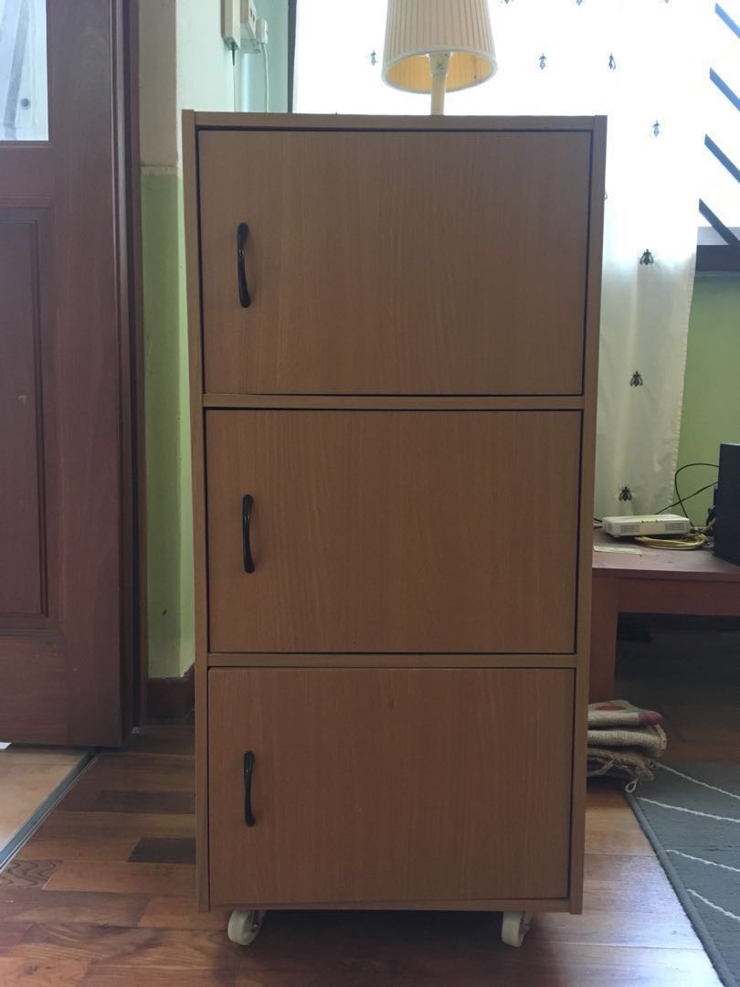 Small Cabinet With Wheels Furniture Shelves Drawers On Carousell