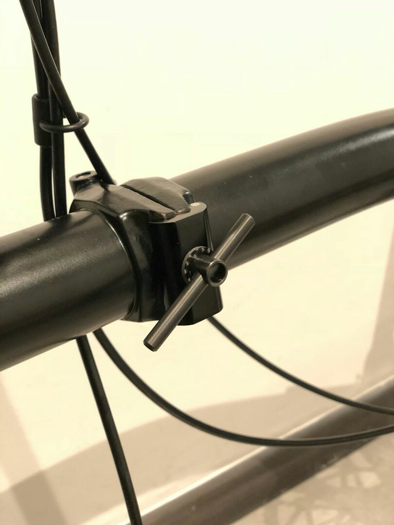 Titanium hinge clamp levers for brompton adjustable lever offset