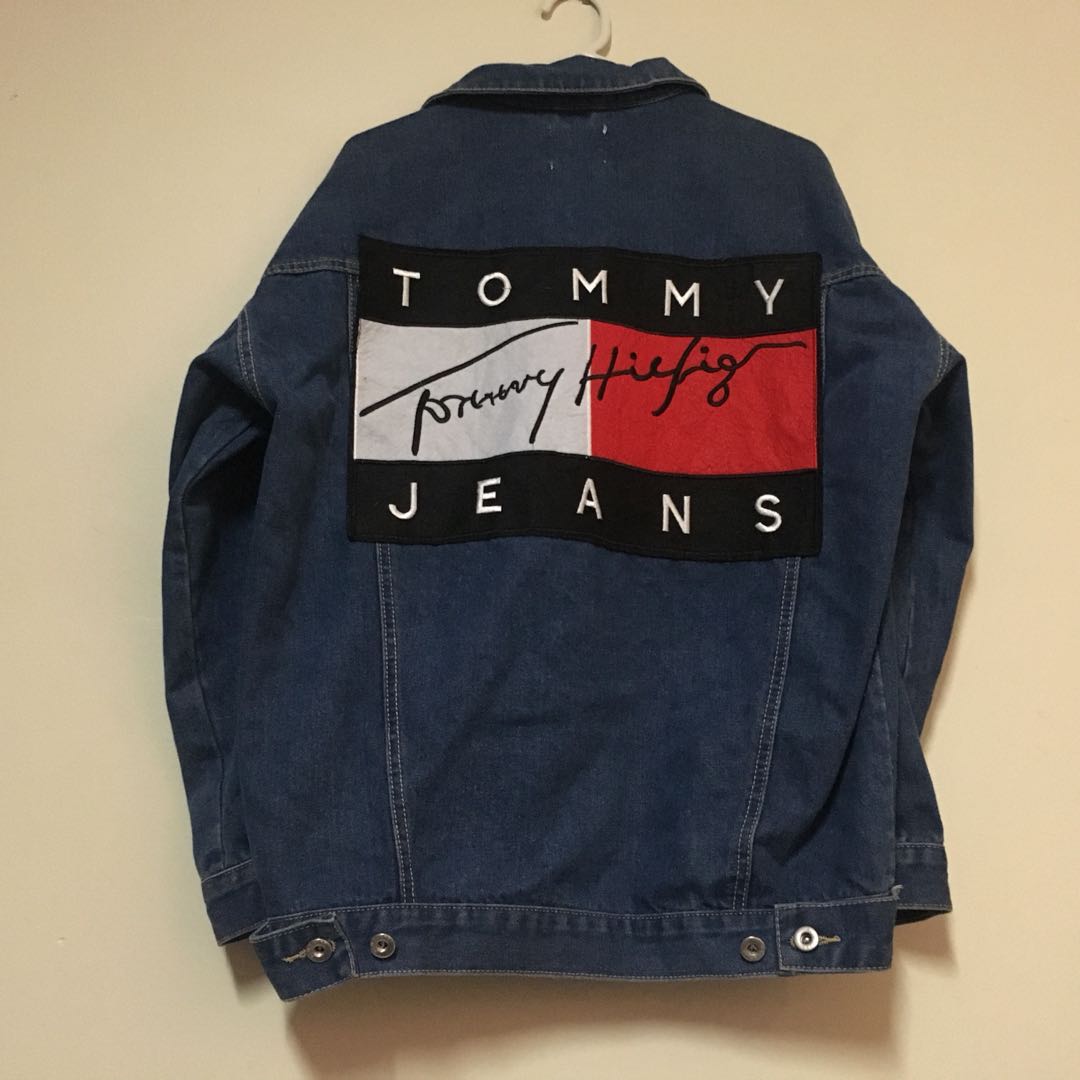 tommy oversized denim jacket