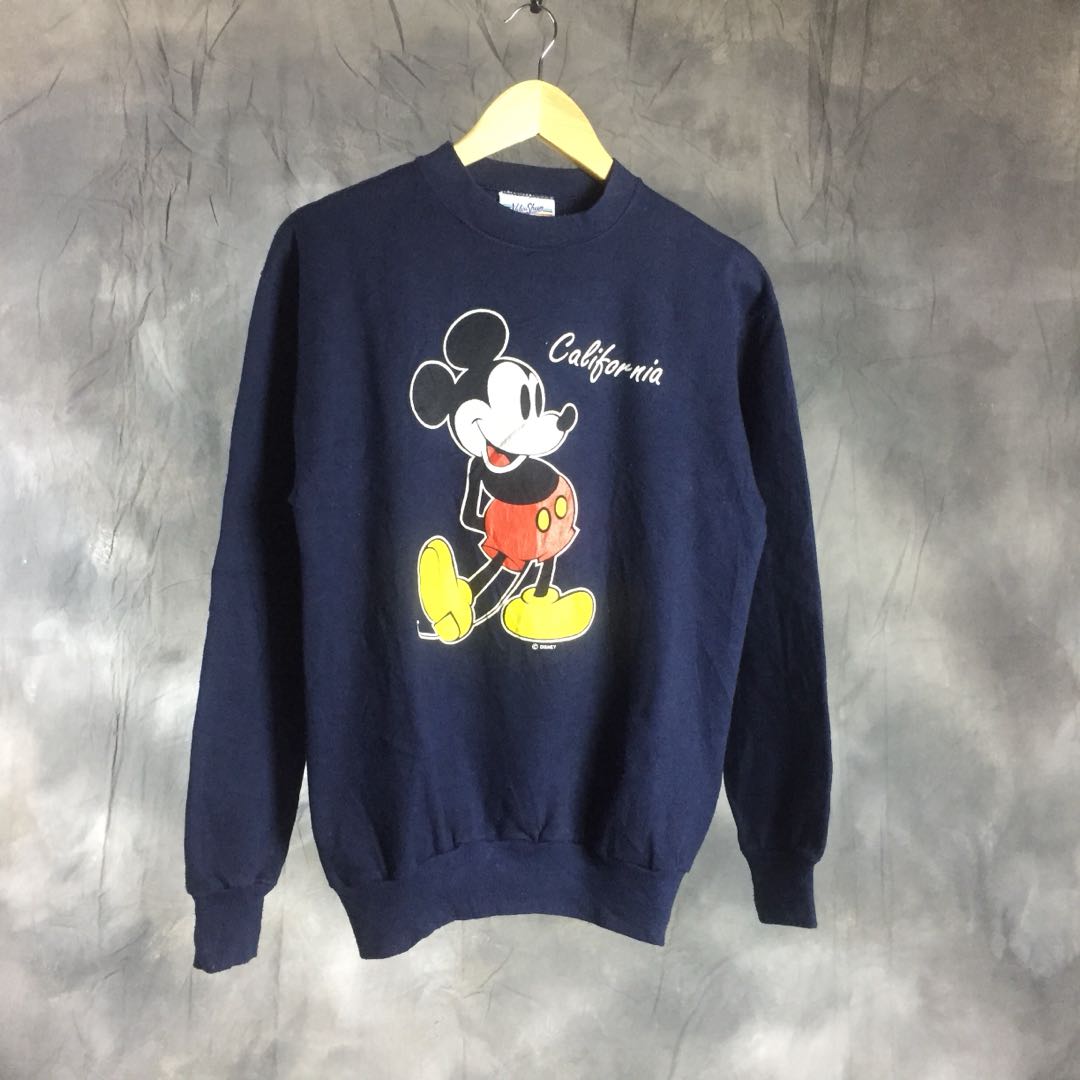 Vintage 80s Mickey Mouse Velva Sheen 