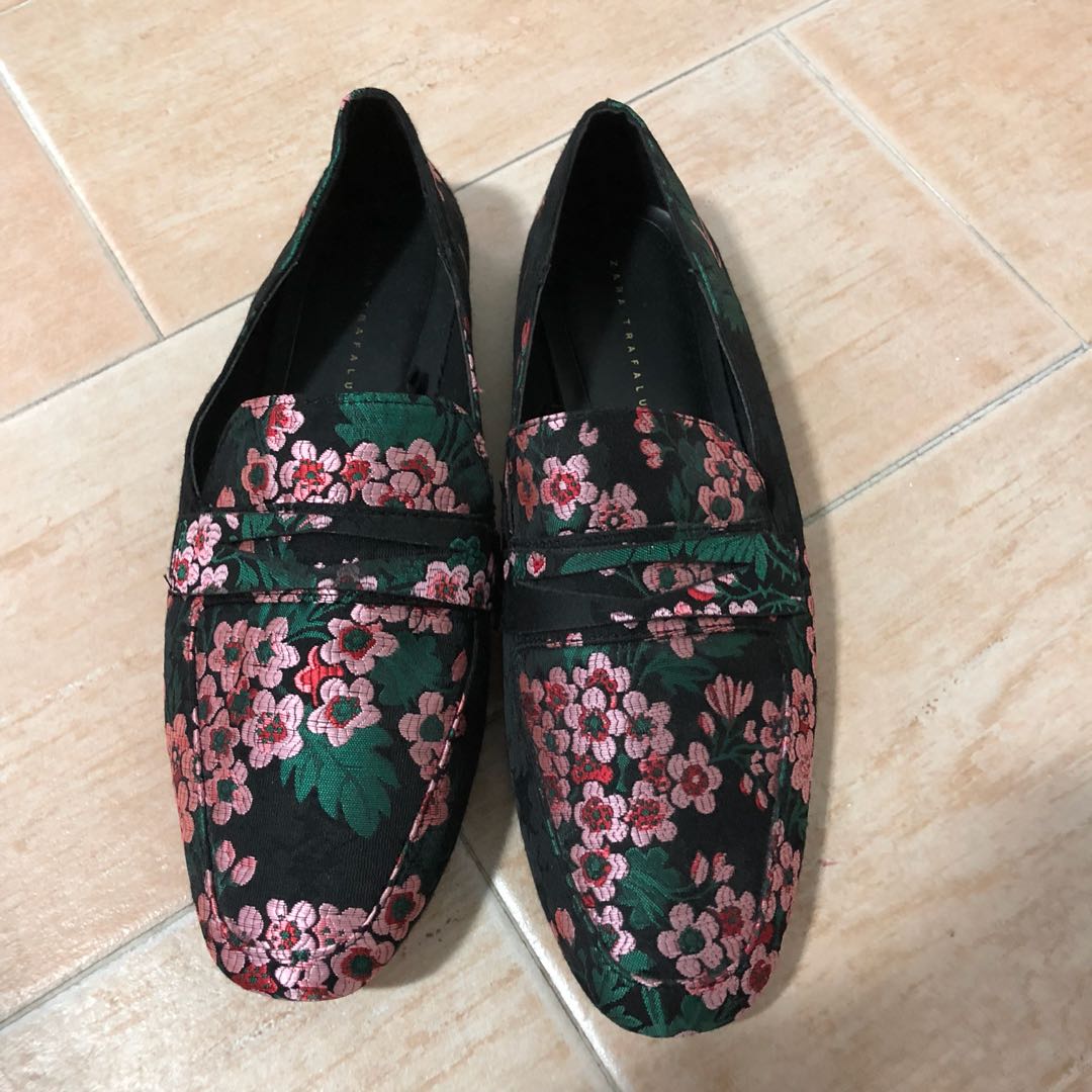 zara flower shoes