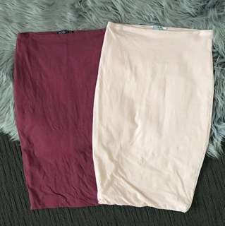 🔸 BNWOT 2x Cotton On Midi Skirts size S