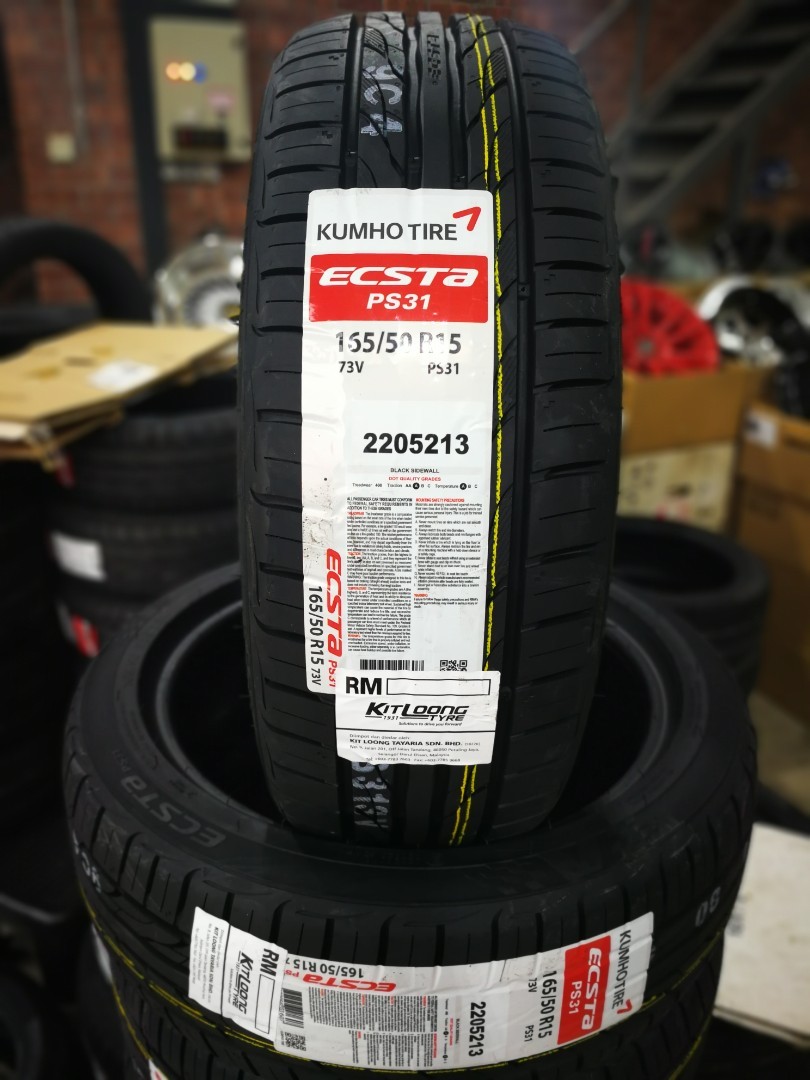 165 50 15 Kumho Ps31 Auto Accessories On Carousell