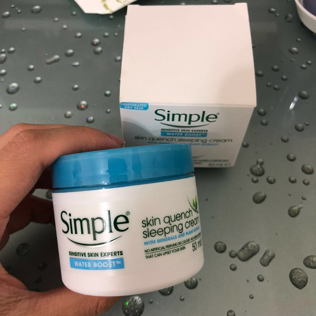simple water boost cream