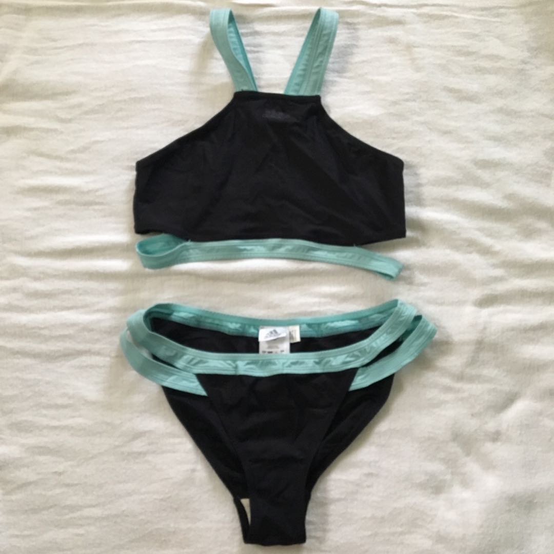 two piece adidas swimwear