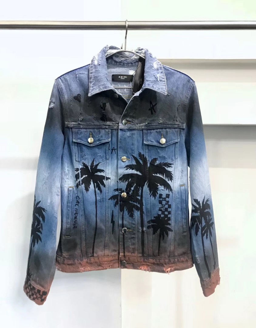 amiri palm tree jacket