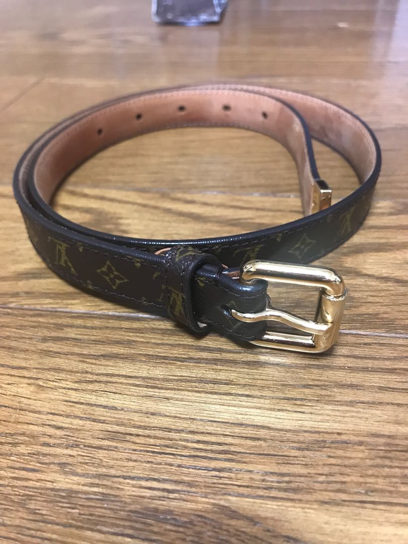 Louis Vuitton Ultra Rare Vintage Monogram Belt First Edition 201lv84 For  Sale at 1stDibs