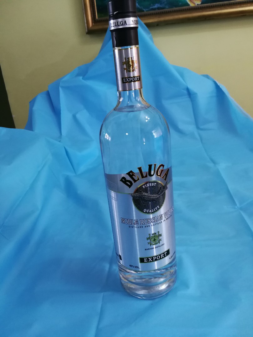 Beluga noble russian Vodka (1000ml), Food & Drinks, Beverages on Carousell