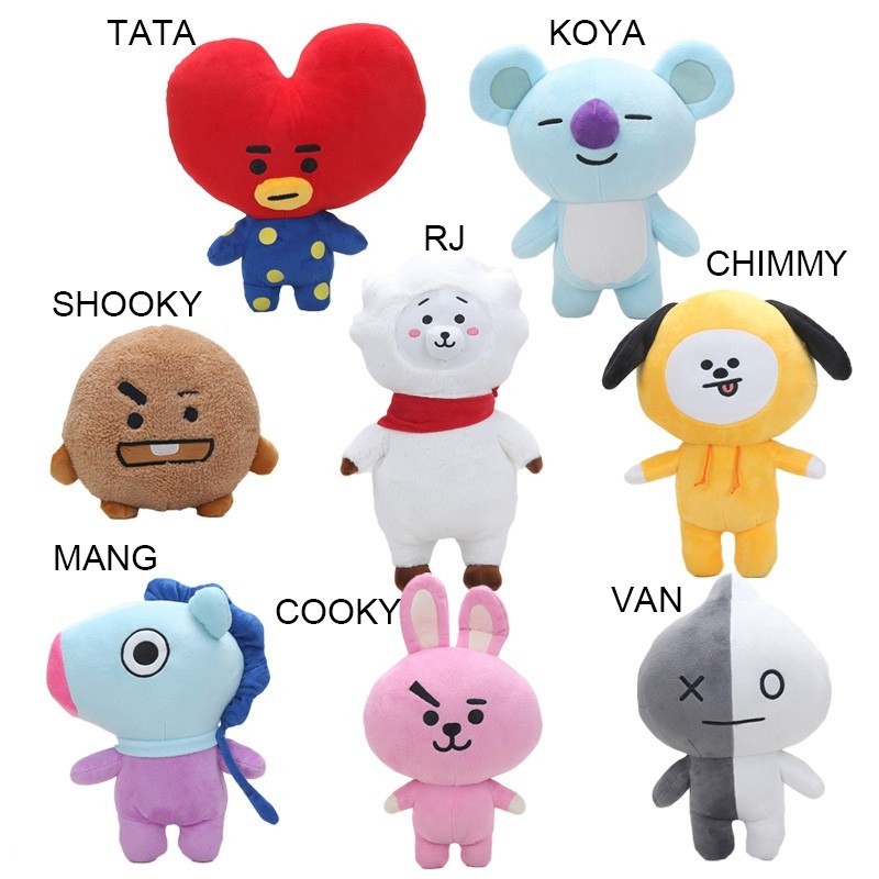 Bts Bt21 Standing Doll, Hobbies & Toys, Collectibles & Memorabilia, Fan  Merchandise On Carousell