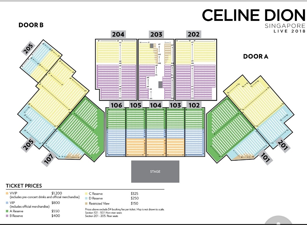 Celine Dion Concert Ticket(Singapore), Tickets & Vouchers, Event