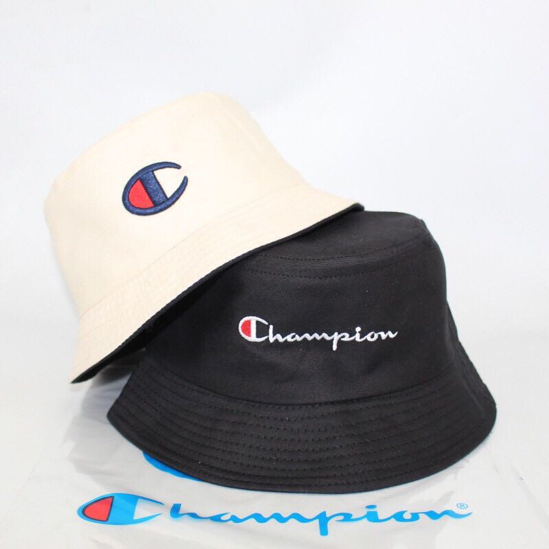 pink champion bucket hat