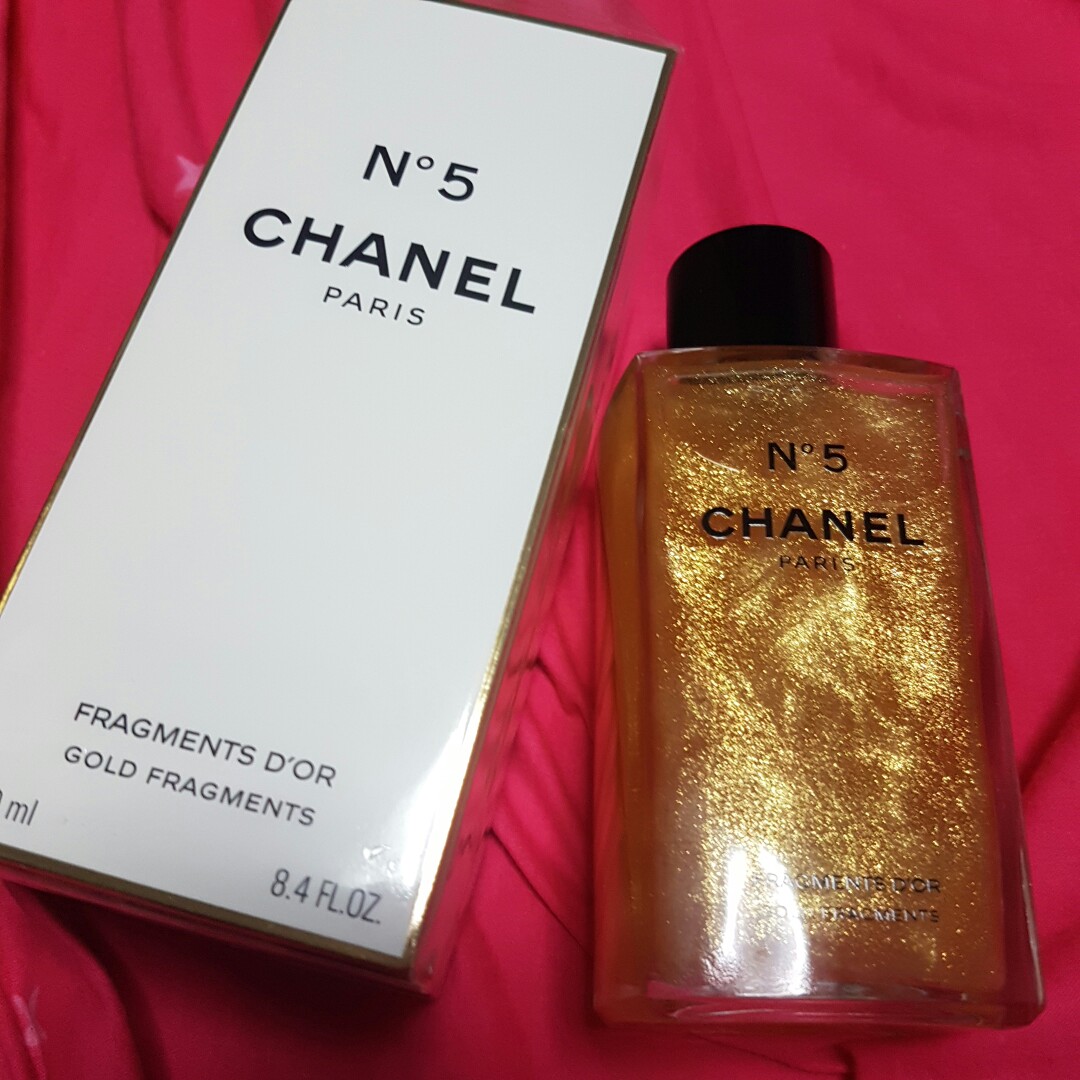 Chanel no 2025 5 gold fragments