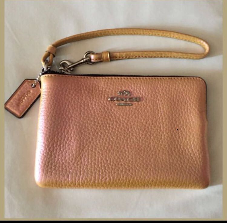 Coach 2024 hologram wristlet