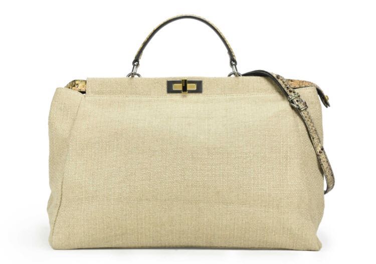 fendi peekaboo snakeskin