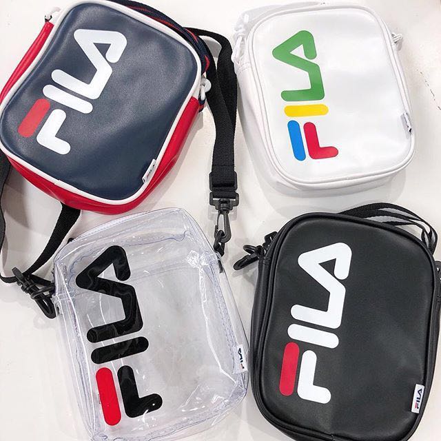 fila shoulder bag white