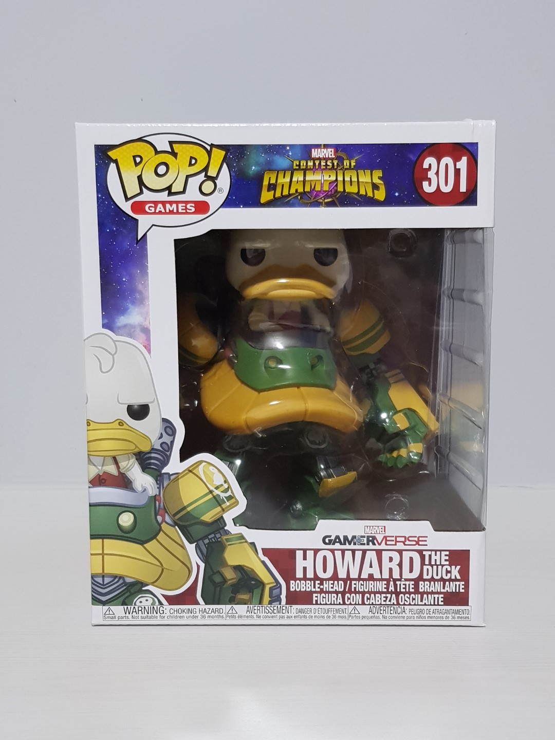 Funko Pop Games Marvel Contest of Champions Howard the Duck #301 6" Bobblehead Funko Pop Games Marvel Contest of Champions Howard the Duck #301 6" Bobblehead